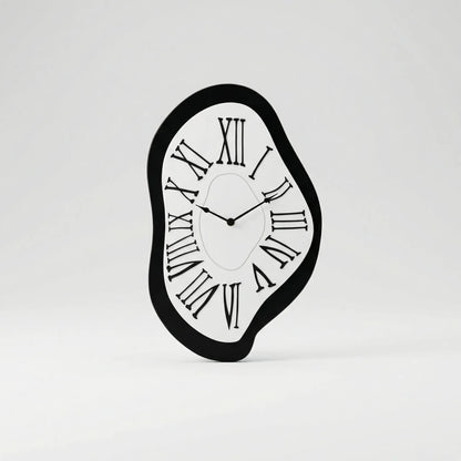 Surrealistische Wandklok Met Organische Vorm - Zeitflow