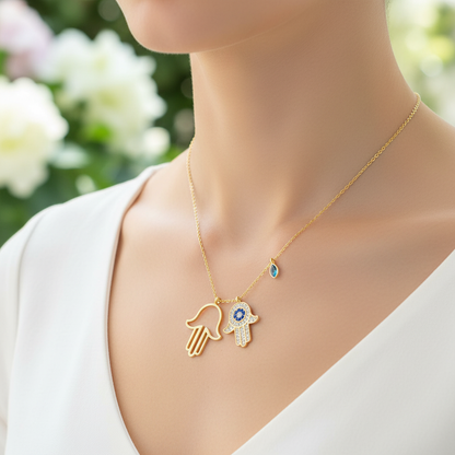 Symbolische Halskette - ProtectorHand 