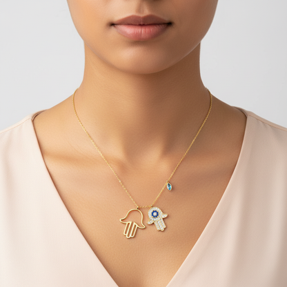 Symbolische Halskette - ProtectorHand 