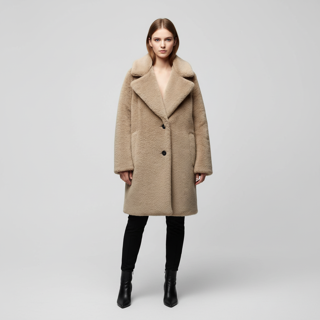 Teddy-Mantel Für Damen -  Rita