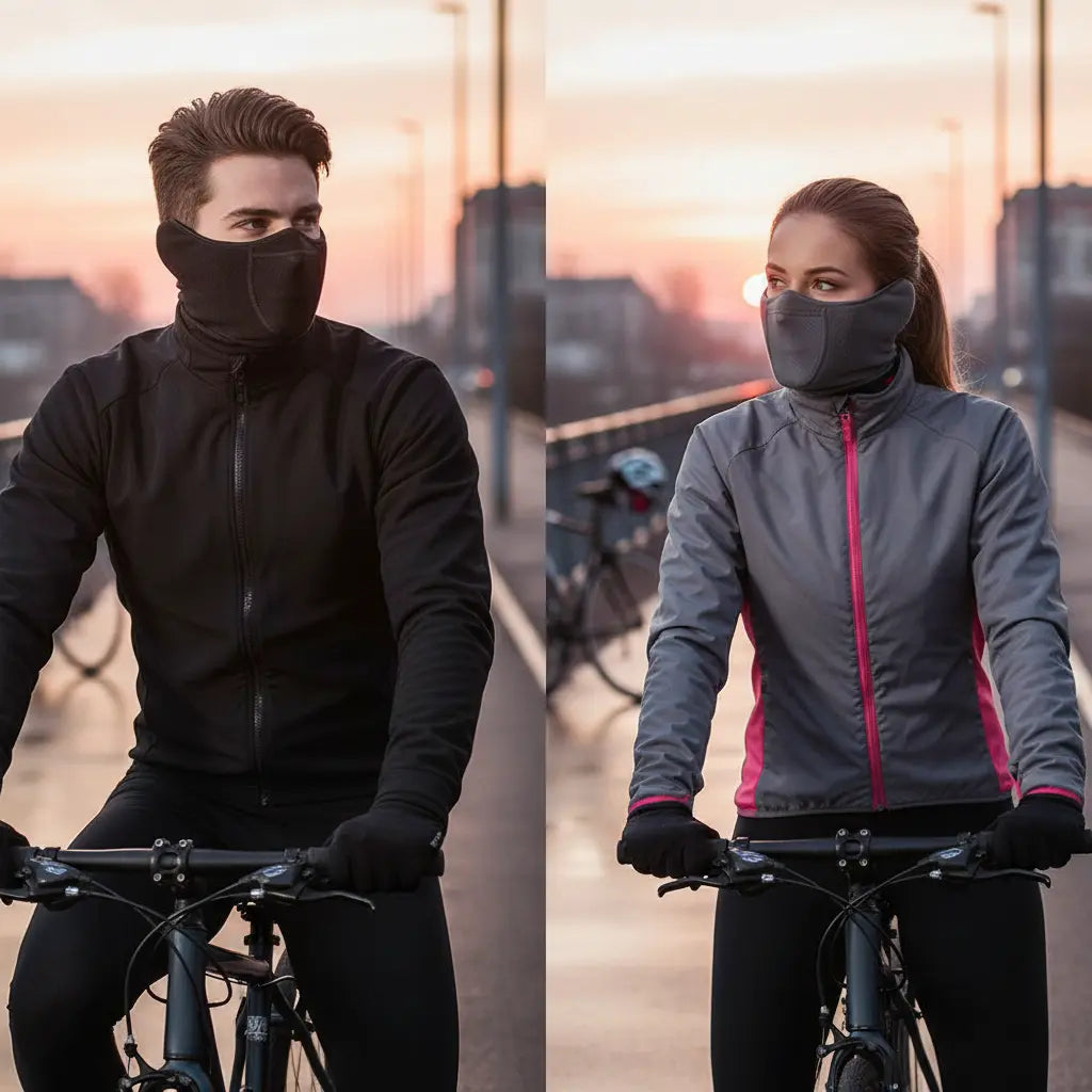 Thermische Hals Gesichtsmaske Aus Fleece - ThermaShield