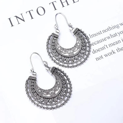 Tibetische Designohrringe - FiligranHoop 