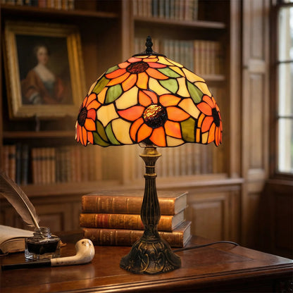 Tiffany-Style Stained Glass Table Lamp -  Tifforia