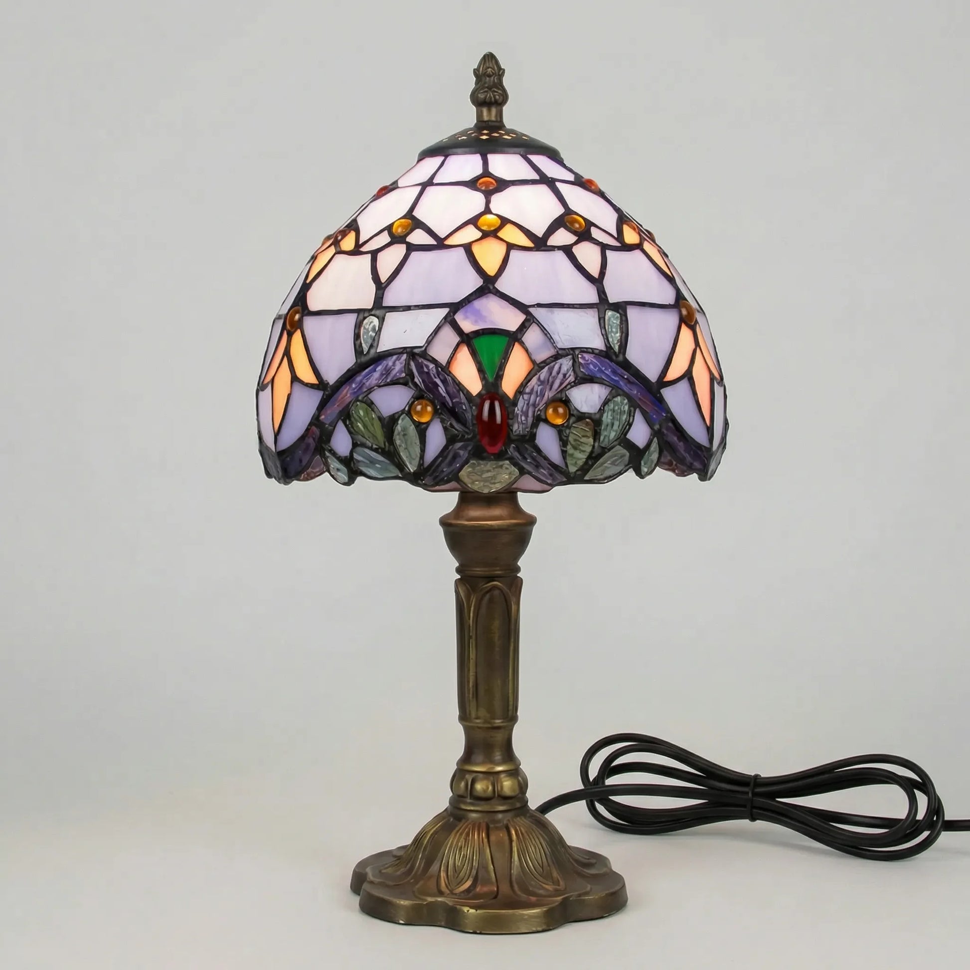 Tiffany-Style Stained Glass Table Lamp -  Tifforia