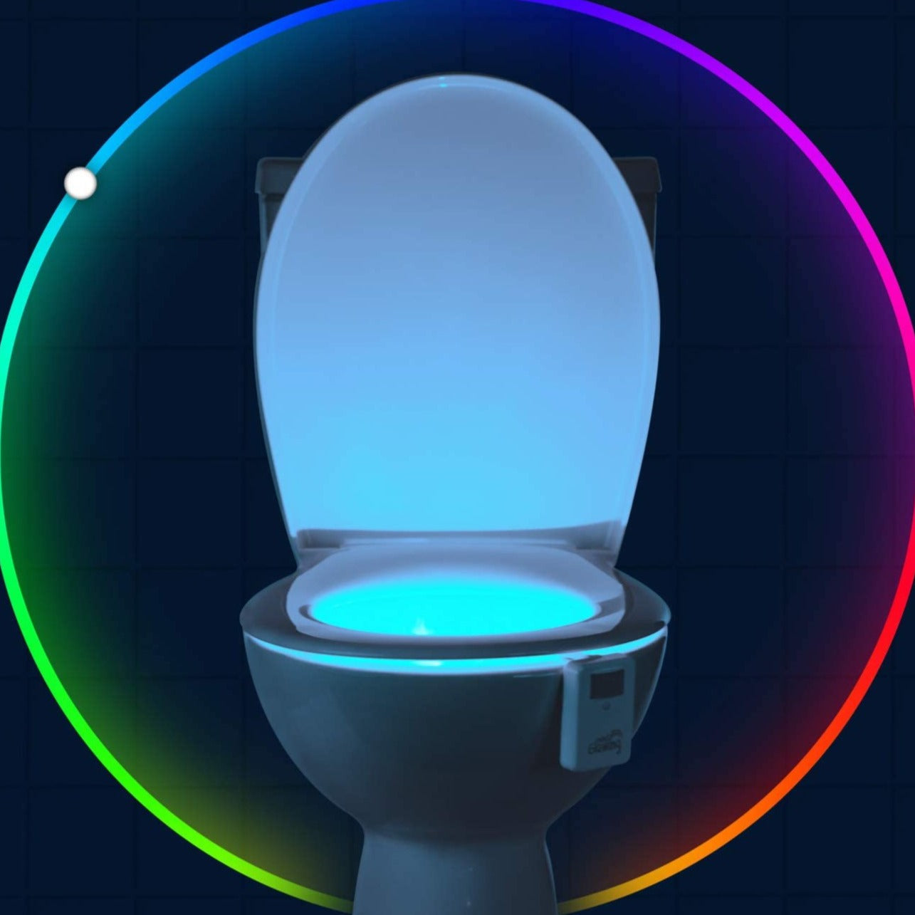 LED-Toilettenlicht, farbwechselnd, Nachtlicht, Badezimmerbeleuchtung, energiesparend
