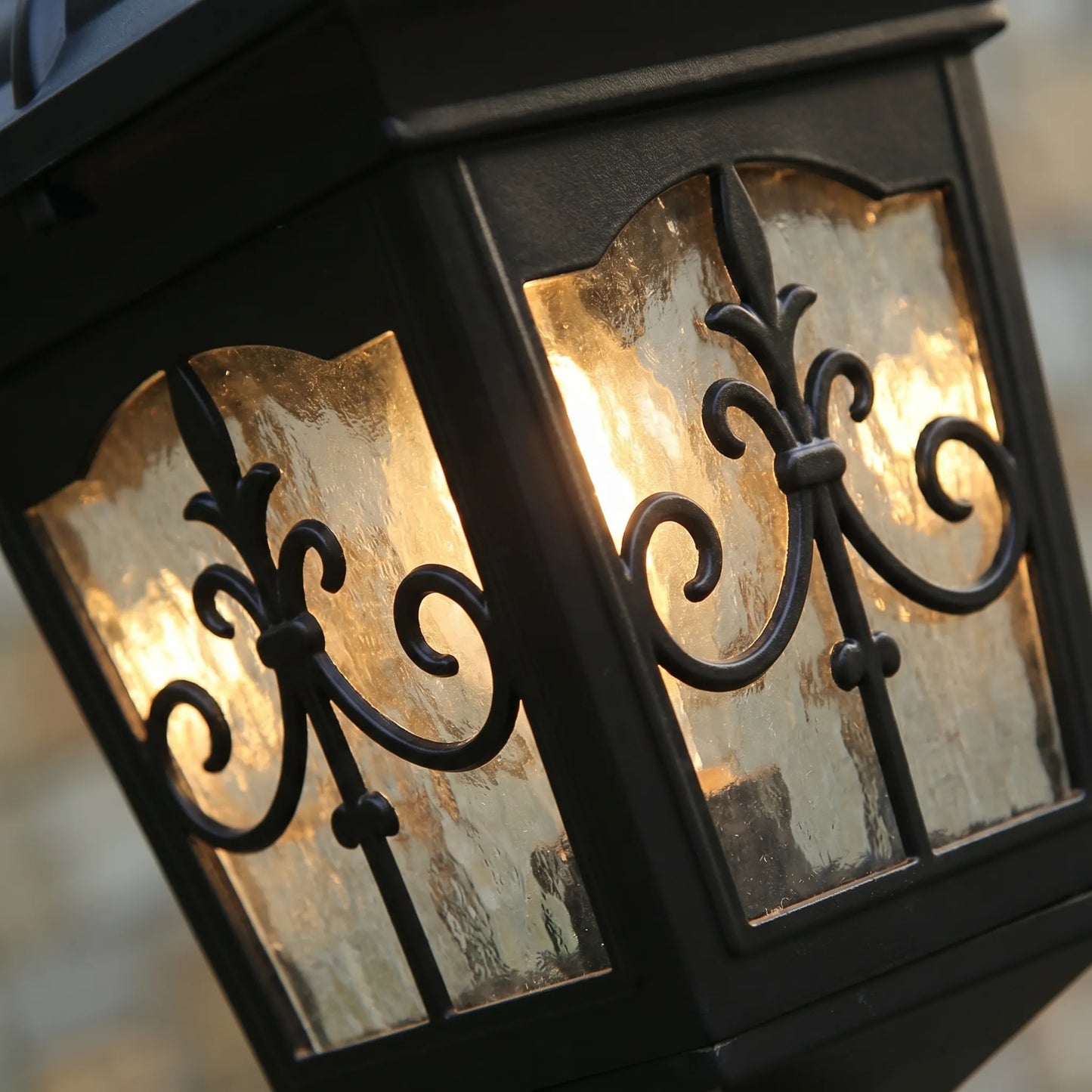 Traditional Outdoor Pedestal Light -  Lumiora