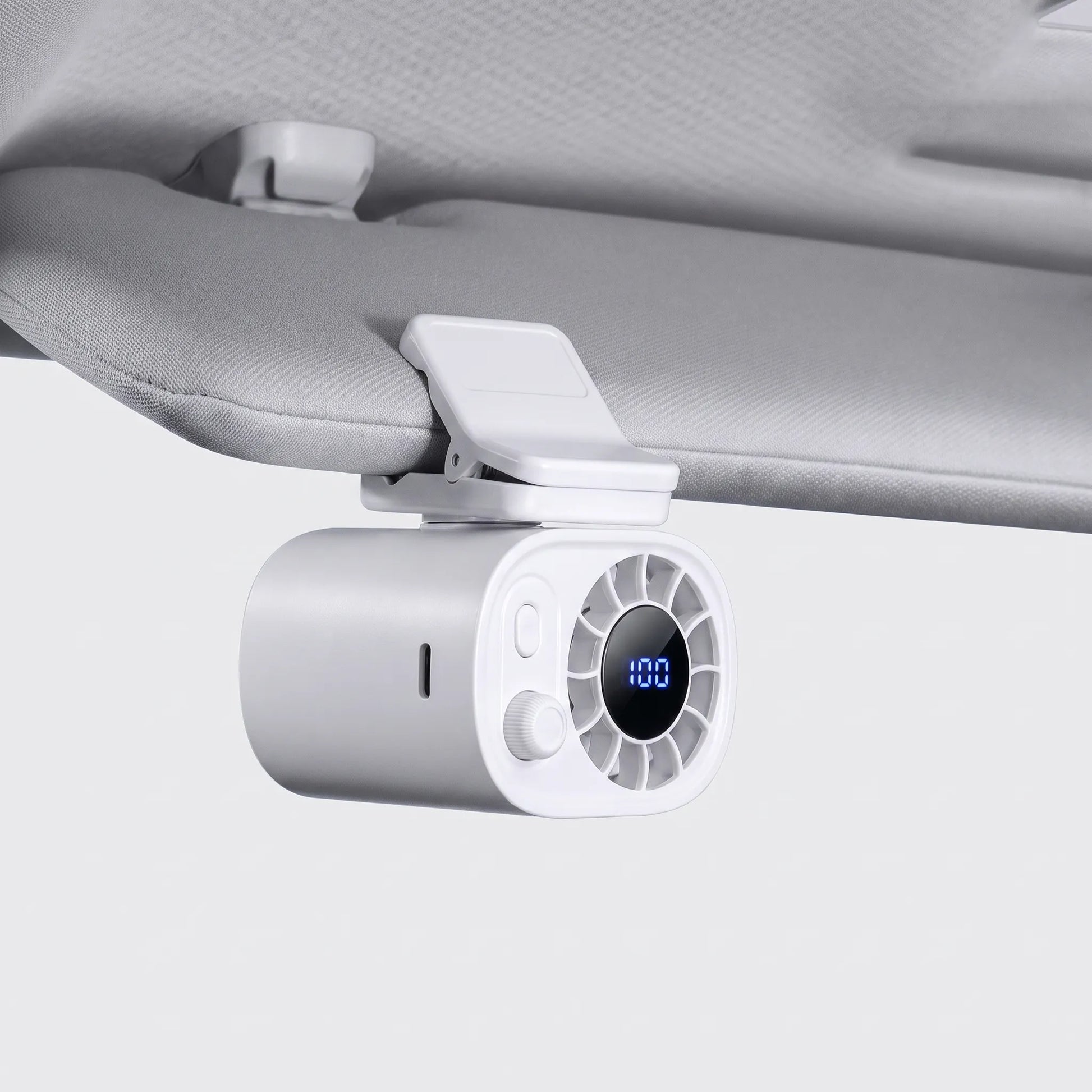 Tragbarer Klemmventilator Mit Display - Aerogrip