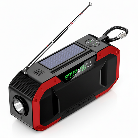 Tragbares Notfallradio Mit Solar - TrailPulse