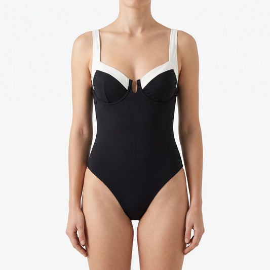 Trägerloser Bodysuit Im Colour-Blocking-Design - Lillian