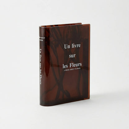 Transparante Vaas In Boekvorm - Bookbloom