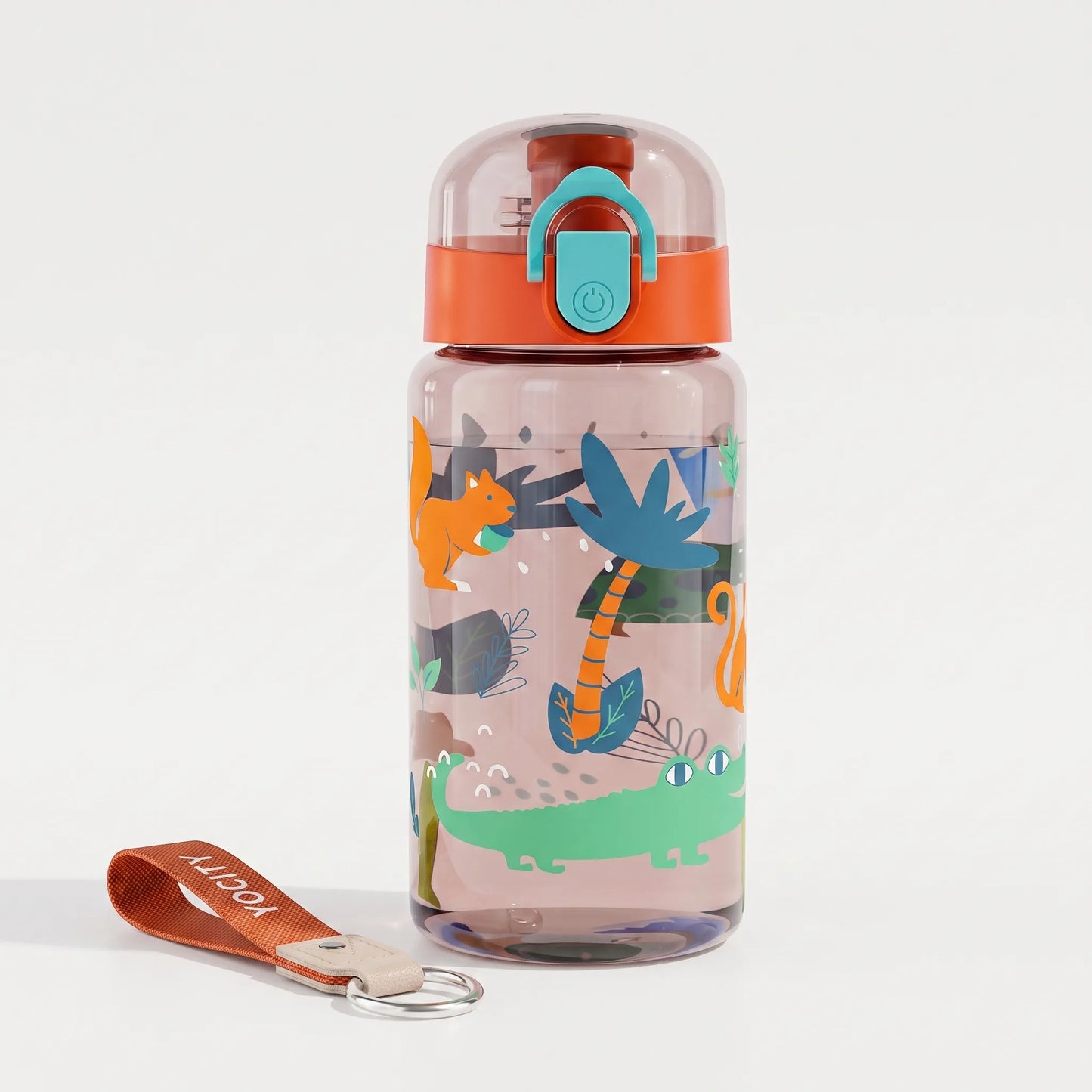 Transparente Trinkflasche Kinder Mit Print - Zydro