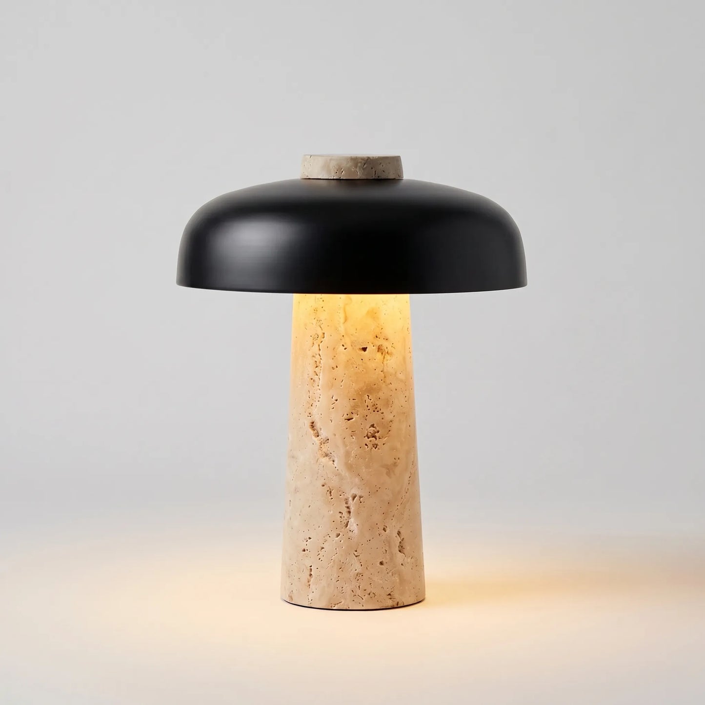 Travertine Stone Base Table Lamp -  Traventis