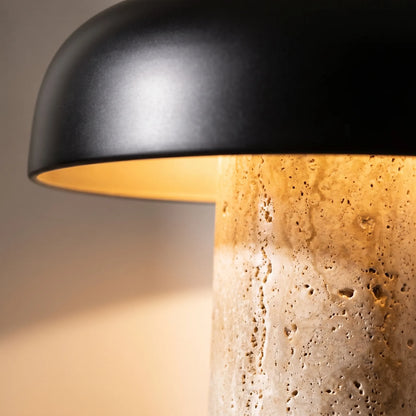 Travertine Stone Base Table Lamp -  Traventis