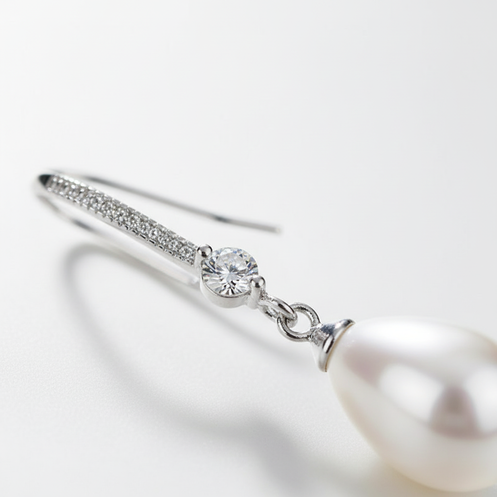 Tropfenförmige Ohringe - DropElegance 