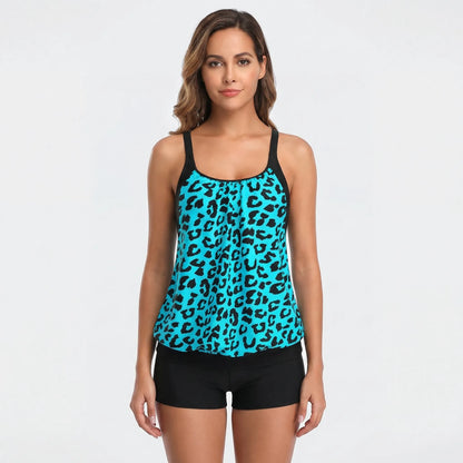 Two-Piece Tankini With Boyshort Bottoms - Rachel