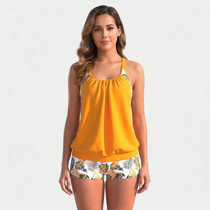 Two-Piece Tankini With Boyshort Bottoms - Rachel