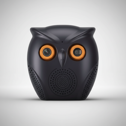 Uhrenförmige Überwachungskamera Aus ABS - OwlSight