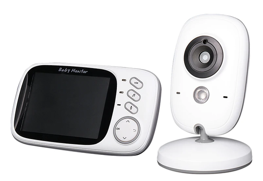 3,5-Zoll Video-Babyphone mit Nachtsicht, Temperaturanzeige und Gegensprechanlage