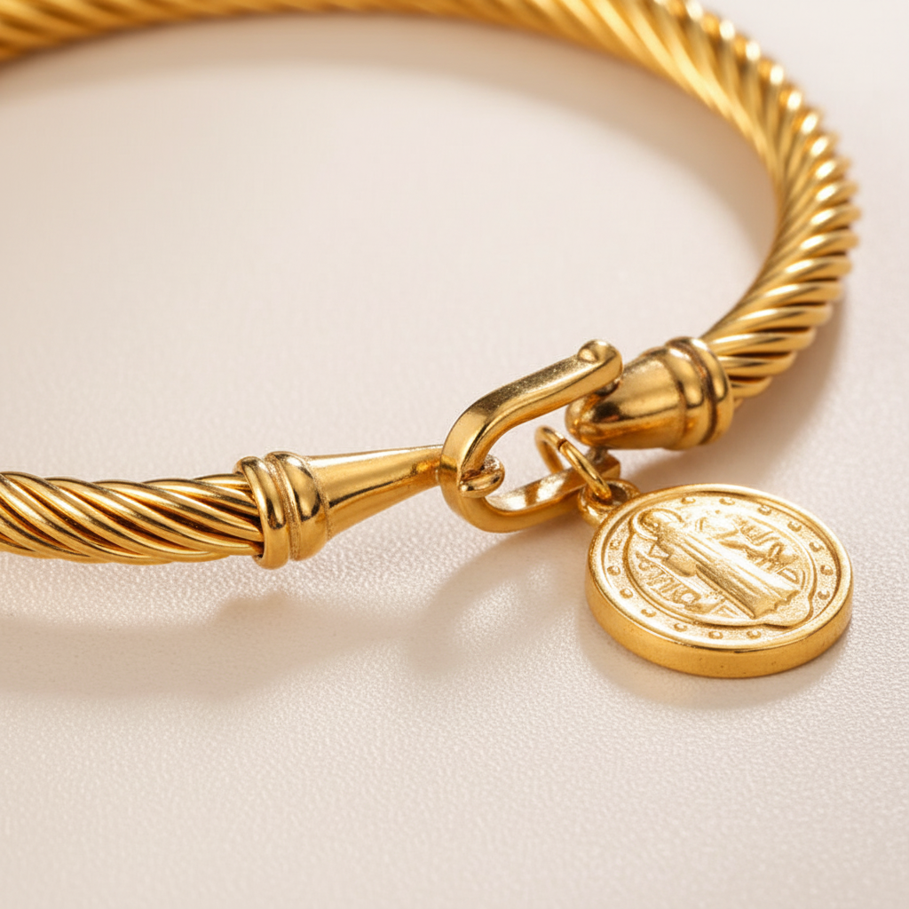 Vergoldetes Silberarmband - StrengthBracelet 