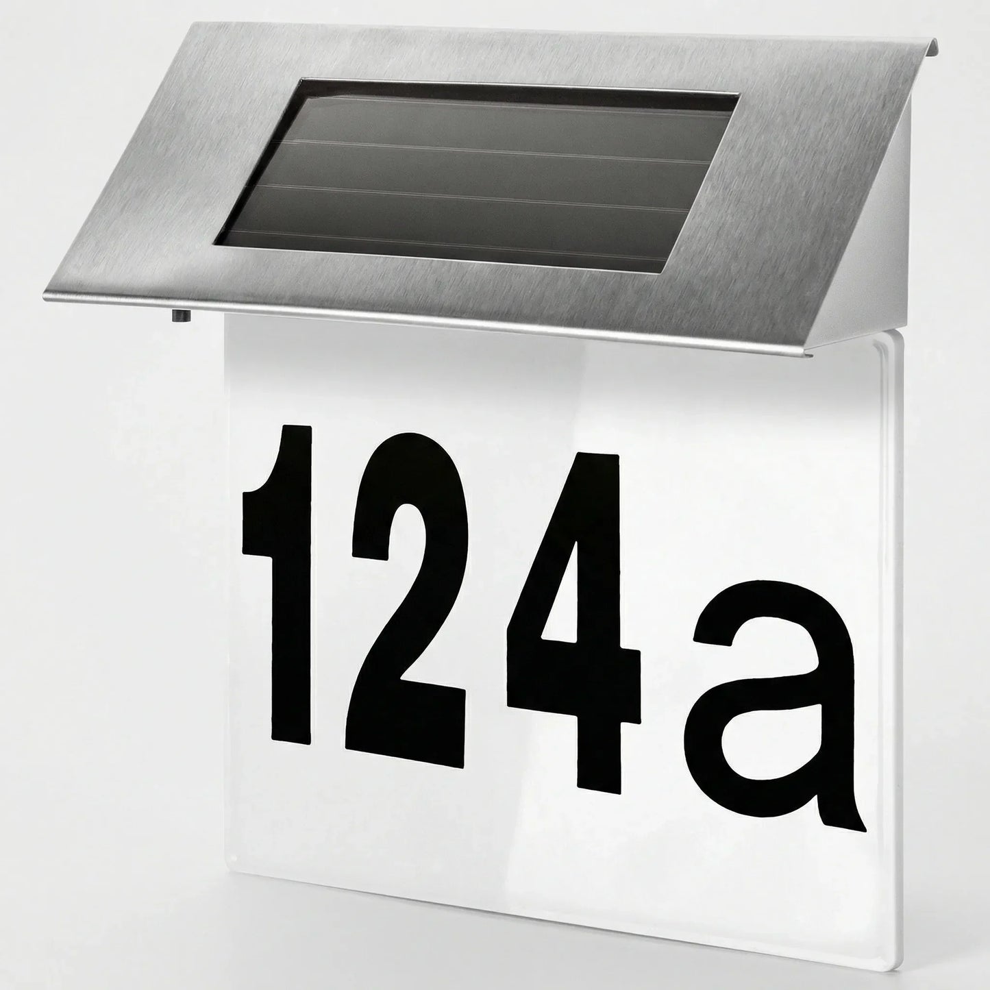 Verlicht Huisnummerbord Op Zonne-Energie Voor Buiten - Lumicipher