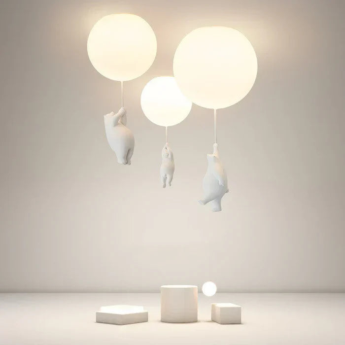 Verspielte Kinderzimmerleuchte - BalloonBearo