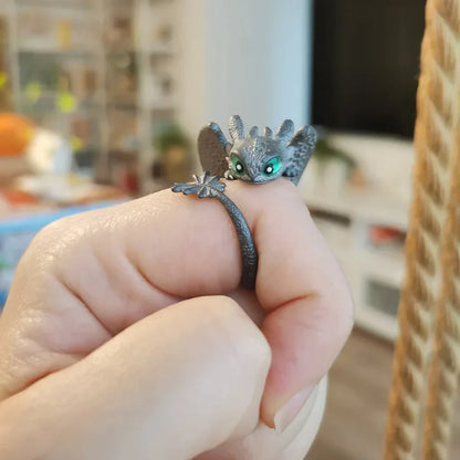 Verstellbarer Paar Ring - DragonHeart 