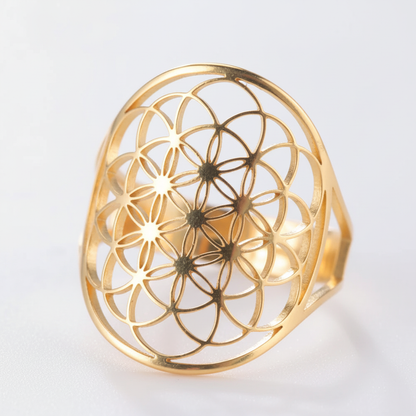 Verstellbarer Ring - FlowerSymbol 