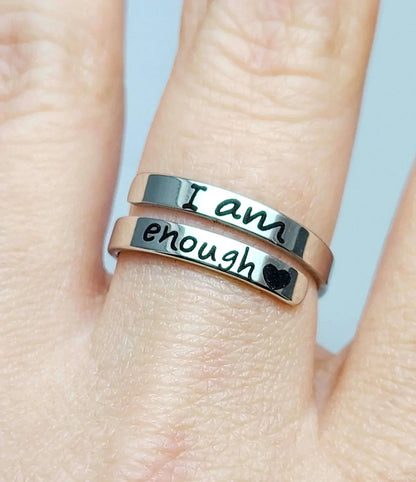 Verstellbarer Silberring - EmpowermentRing 