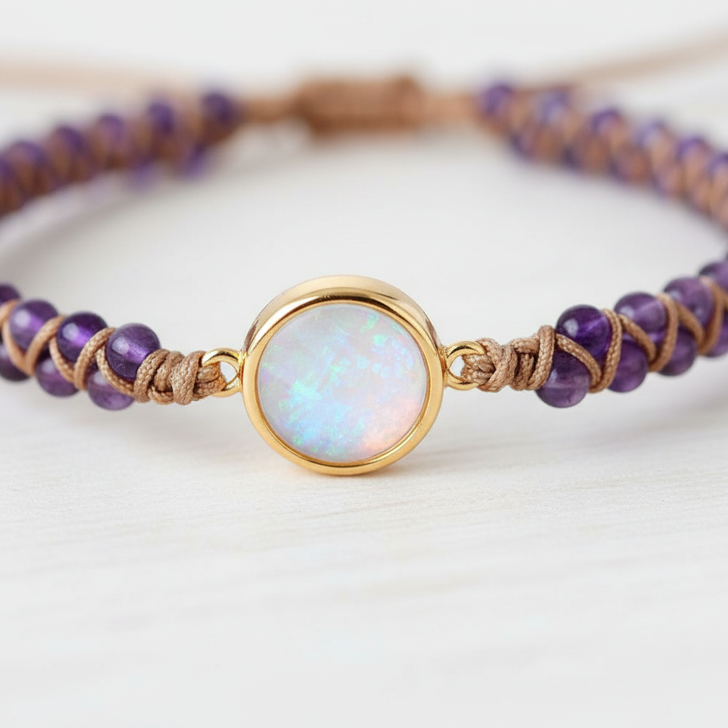 Verstellbares Armband - AmethystBracelet 
