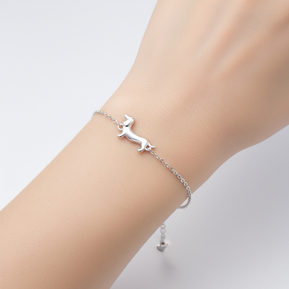 Verstellbares Armband - DachshundCharm 