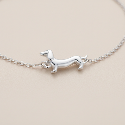 Verstellbares Armband - DachshundCharm 