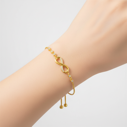 Verstellbares Infinity-Armband - EndlessElegance 
