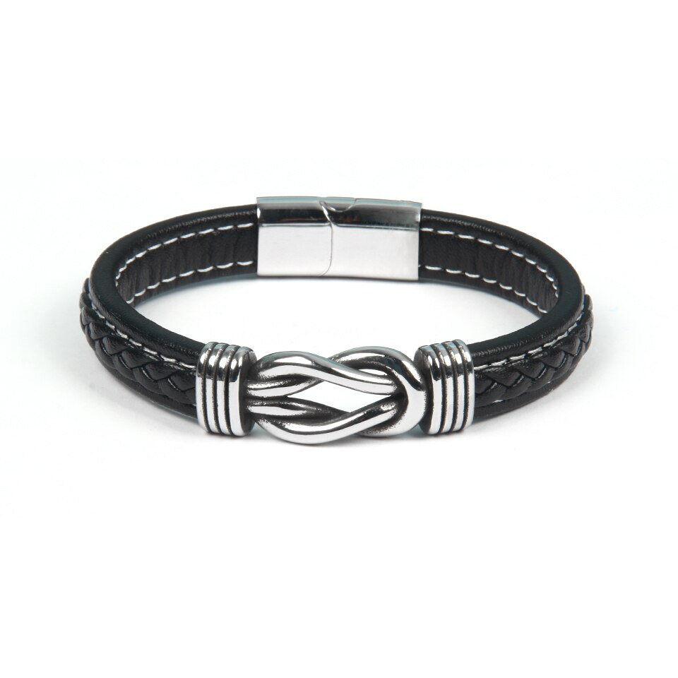 Verstellbares Lederarmband - KnotFashion 