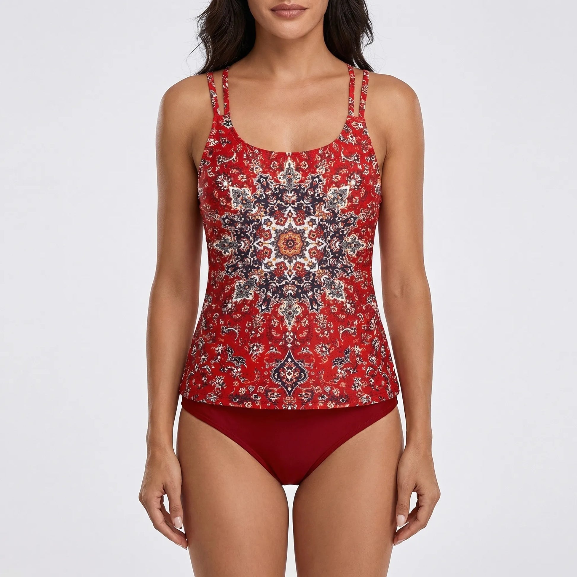 Vibrant Mandala Motif Swimwear - Eleanor