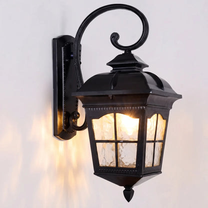 Vintage-Style Outdoor Wall Lantern -  Lumevara