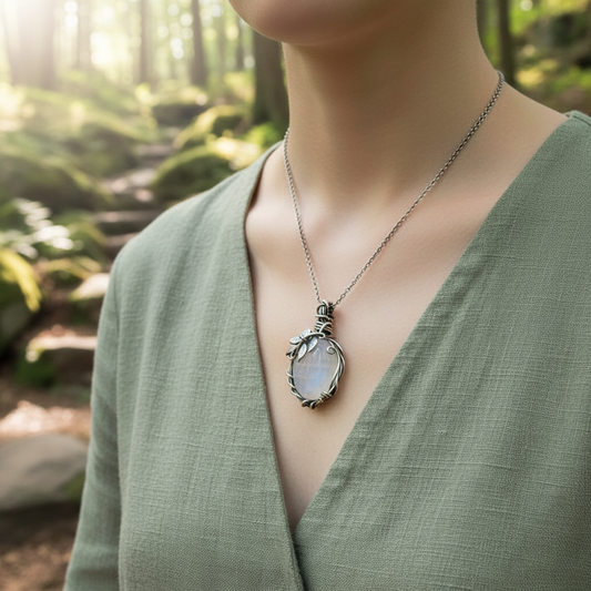 Vintage-Inspirierte Halskette - Glowstone 