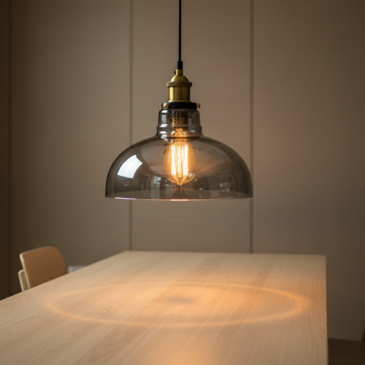 Vintage Industrieglas Hängeleuchte - VeloriaLight