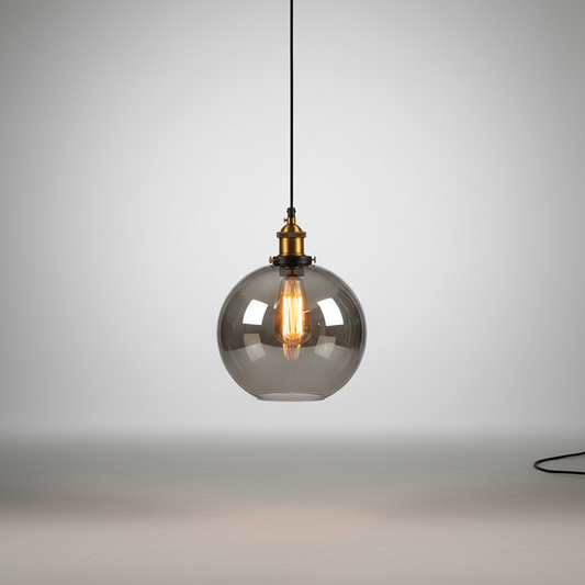 Vintage Industrieglas Hängeleuchte - VeloriaLight