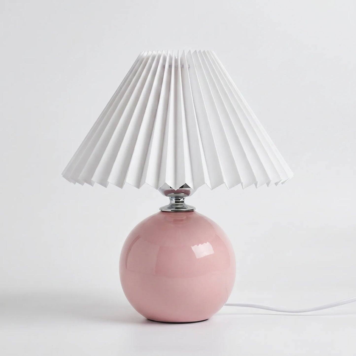 Vintage Pleated Shade Table Lamp -  Plissara