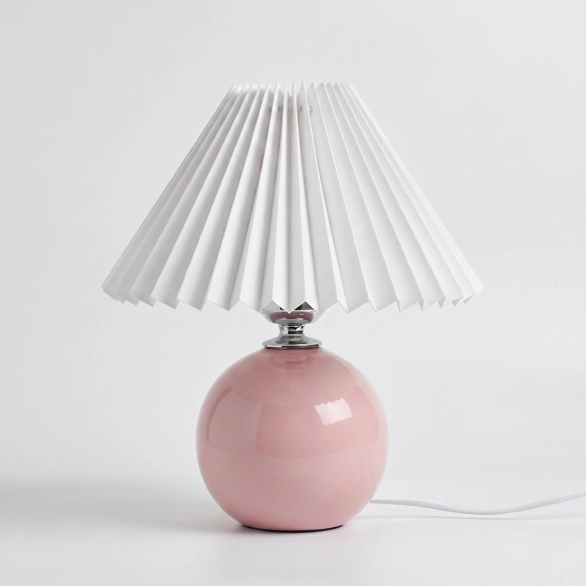 Vintage Pleated Shade Table Lamp -  Plissara