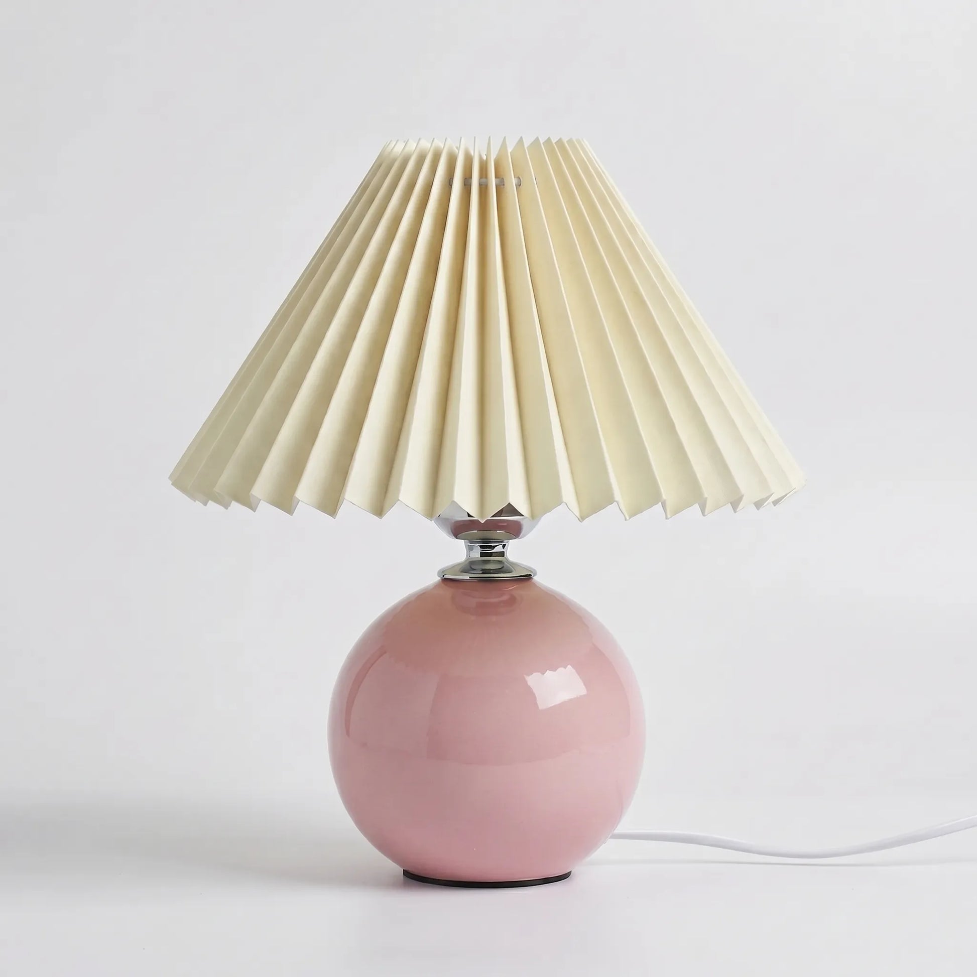 Vintage Pleated Shade Table Lamp -  Plissara
