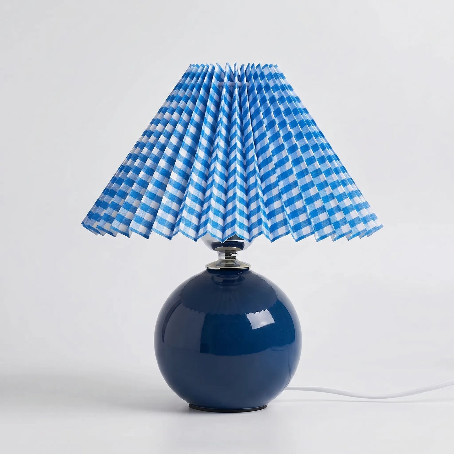 Vintage Pleated Shade Table Lamp -  Plissara