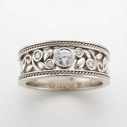 Vintage Silberring - LucienneRing 