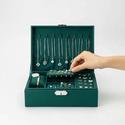 Vintagestil Schmuckbox - EleganceCase 