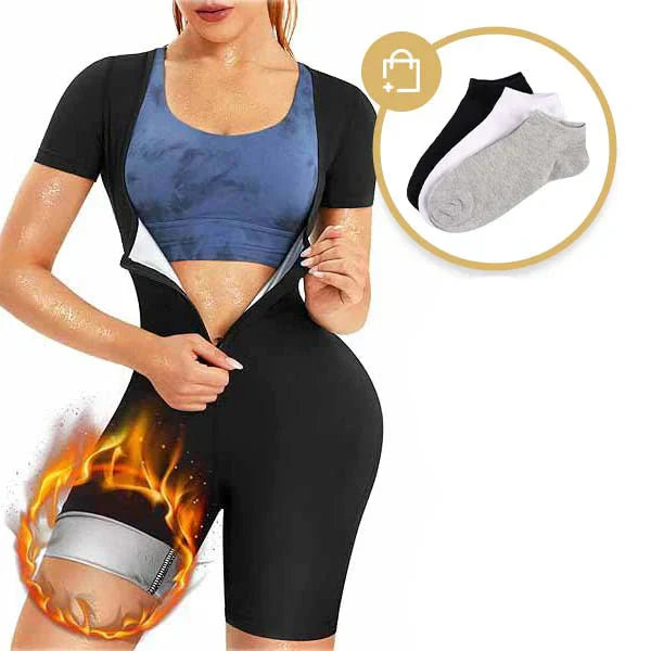 Shapewear Alina | Neopren-Saunaanzug für Taille, Bauch und Beine