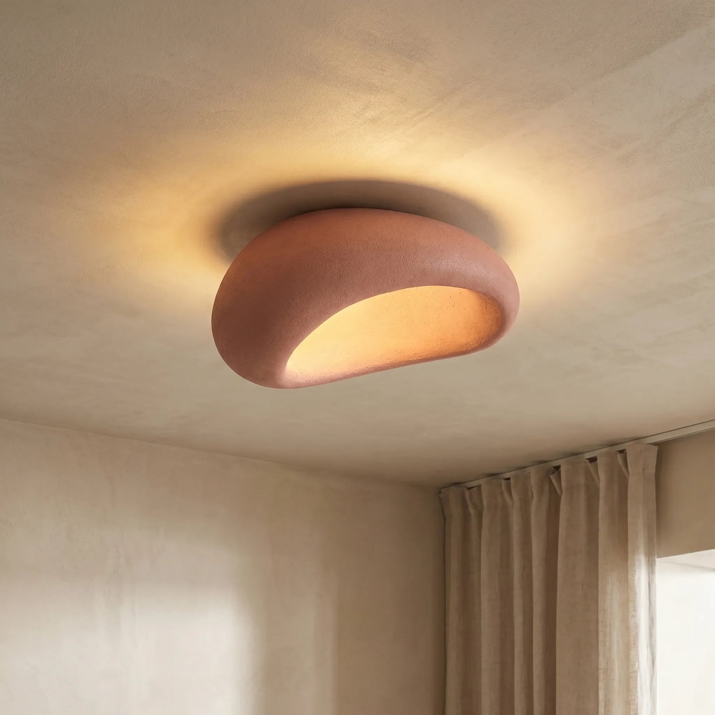 Wabi Sabi Style Flush Ceiling Light -  Wabilor