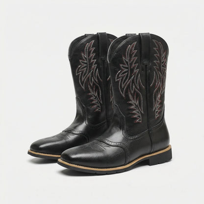 Wadenlanger Stiefel Im Cowboy-Stil - Claude