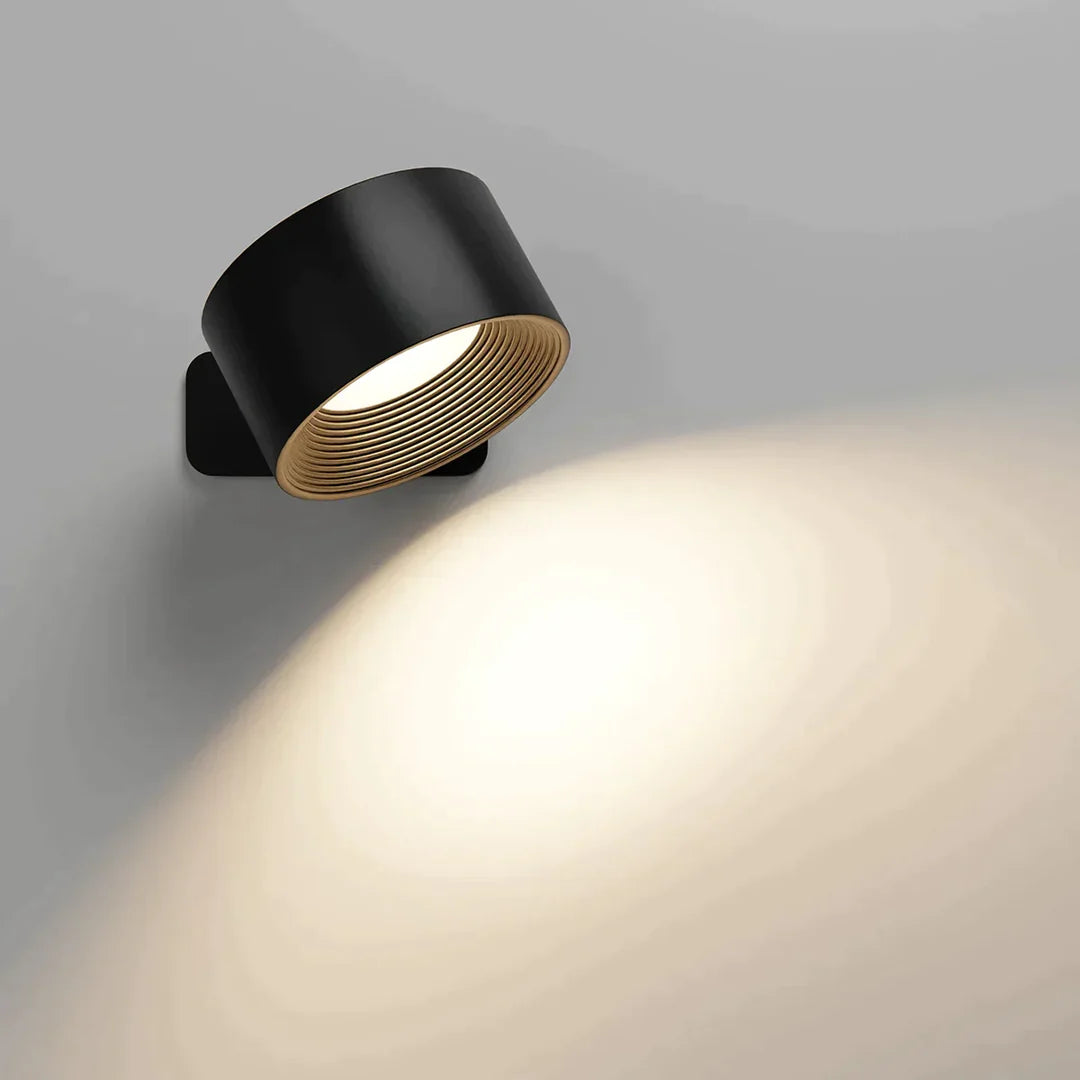 Wireless LED Wall Light with 360° Rotation, Touch Dimming, 3 Light Colors and USB-C Battery 2