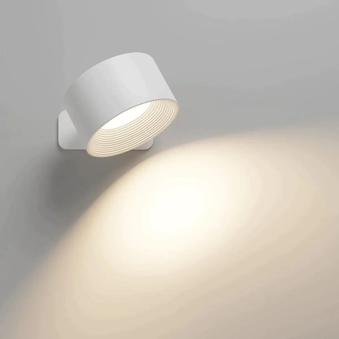 Wireless LED Wall Light with 360° Rotation, Touch Dimming, 3 Light Colors and USB-C Battery 1