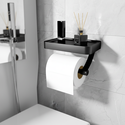 Wandmontierter Toilettenpapierhalter - AeroTray